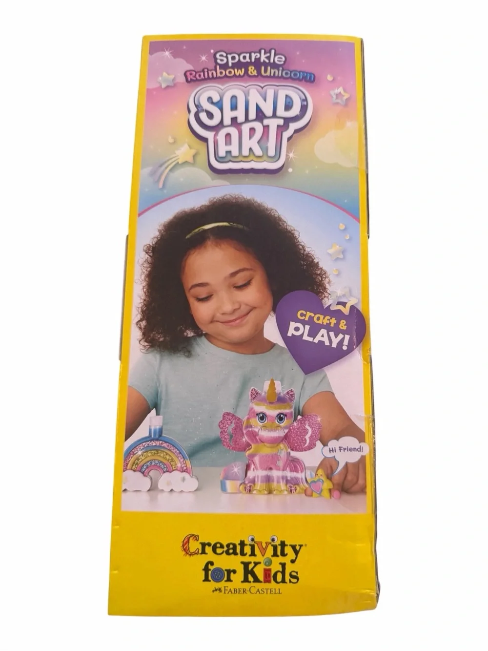 Sparkle Rainbow & Unicorn Sand Art Kit - Pink, Gold, Purple
